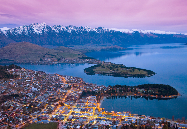 Four-Star, One-Night Queenstown Getaway for Two People in a Standard Room incl. Welcome Drink, Express Start Breakfast, Unlimited WiFi, Parking & Late Checkout - Options for Two or Three Nights incl. Food & Drink Voucher