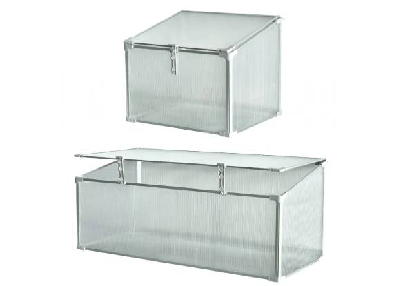 Mini Aluminium Frame Greenhouse with Roof Vent - Available in Two Sizes