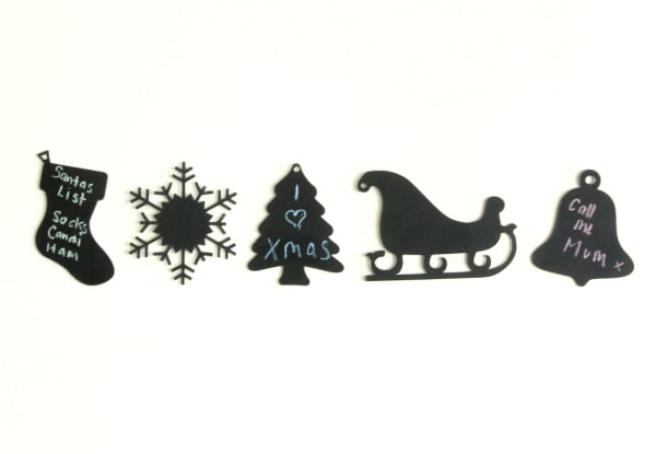 $27.20 for a Christmas Shaped Chalkboard - Five to Choose From incl. Nationwide Delivery