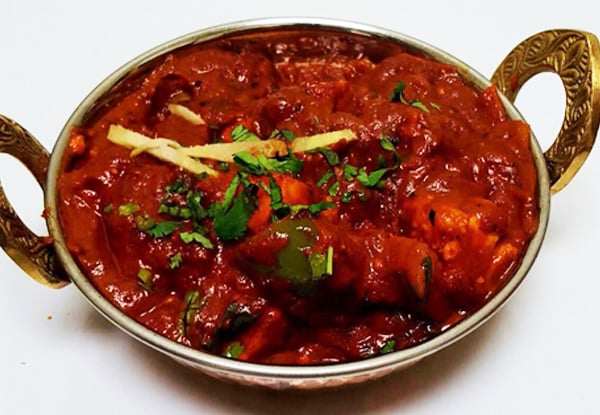 Curry, Rice, Poppadum & Naan Takeaway Combo