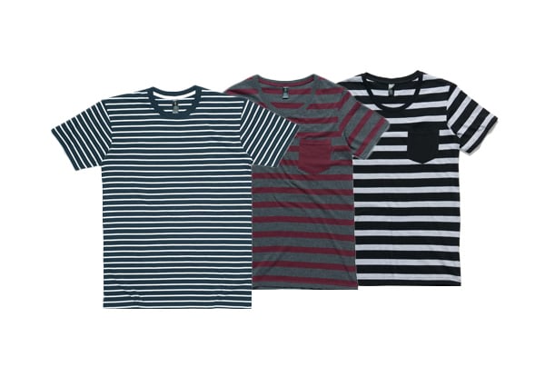 $10 for a Men's Striped Tee – Two Designs Available