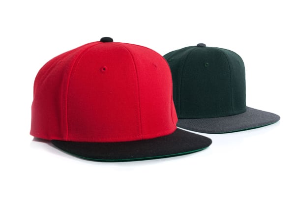 $13 for a Set of Two Clip Two-Tone Snapback Caps