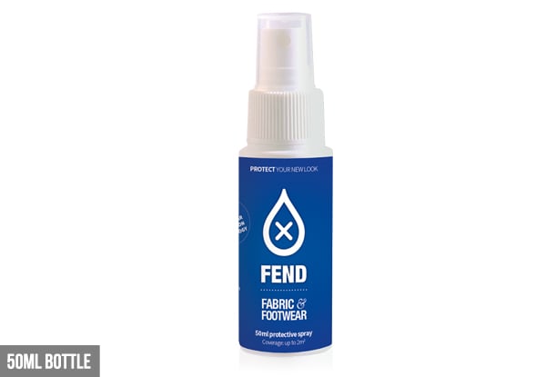 From $11.99 for a 50ml Bottle of Fend Fabric and Footwear Protectant - Available in Three Sizes