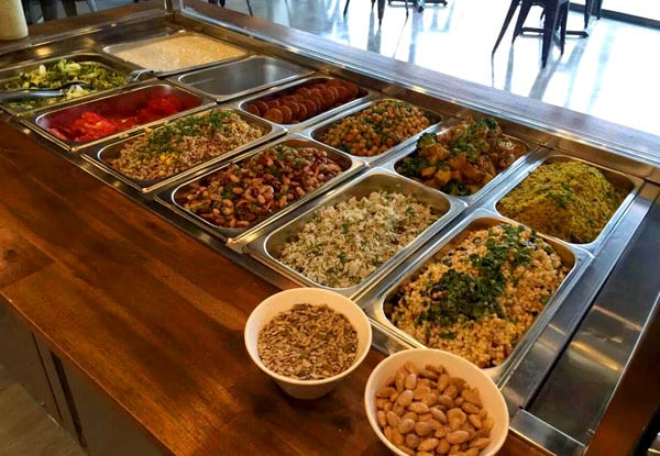 $16.50 for Any Two Large Hot Meals, Souvlakis, or Grilled Salads (value up to $33)