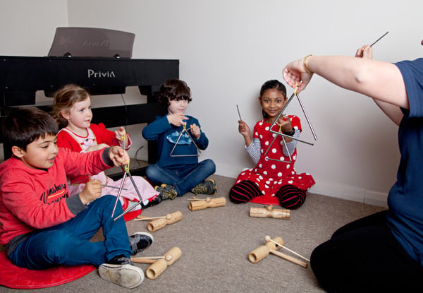 $20 for Four 45-Minute Group Beebopper Music & Movement Classes (value up to $52)