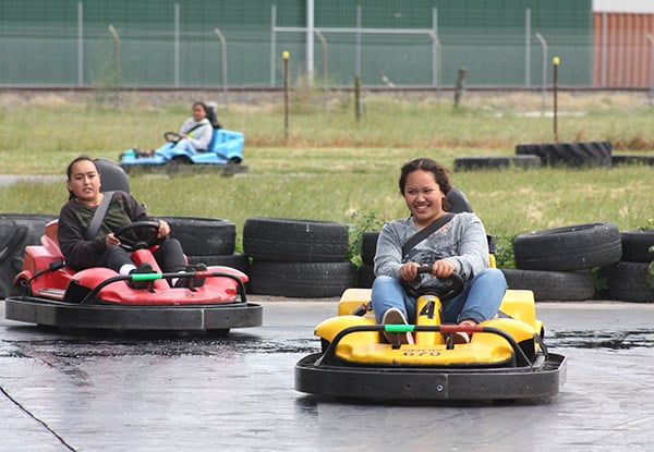 $20 for Two 15-Minute Go-Kart Sessions on the Outdoor Track (value up to $40)