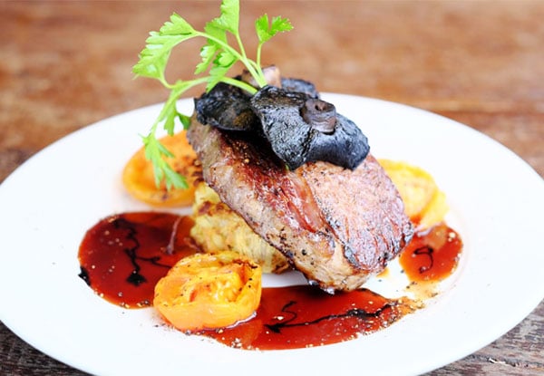 $49 for a Two-Course Dinner for Two People incl. a Glass of Bubbles on Arrival (value up to $132)