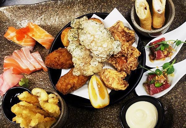 $20 for a Japanese Tasting Platter (value up to $40)