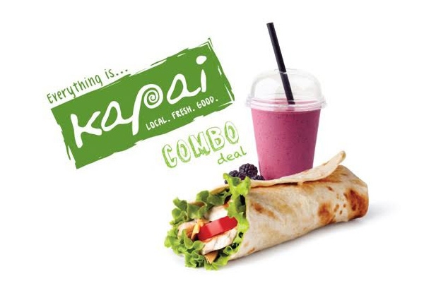$8.80 for One Build Your Own Wrap & Fresh Smoothie (value up to $15.80)