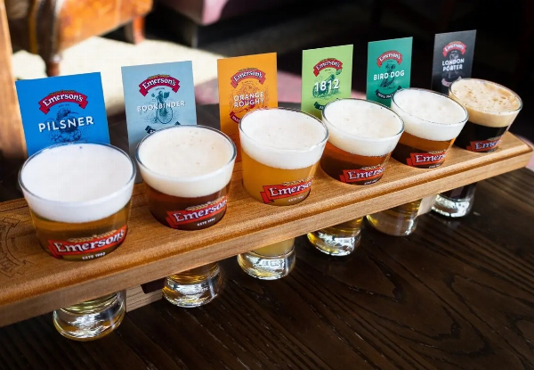 Guided Beer Tasting at Emerson's Brewery Dunedin from $35