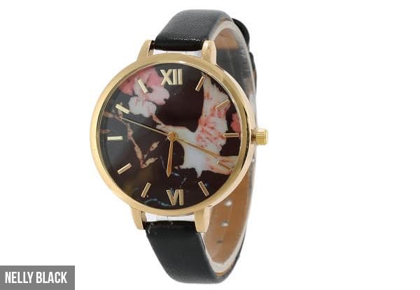 Floral Watch Range - Two Styles Available in Five Colours with Free Delivery