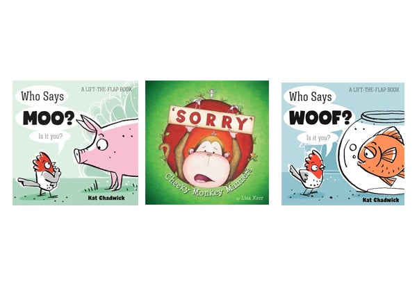Kids Board Books - Three Options Available