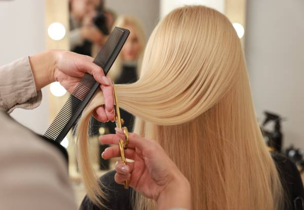 Women's Style Cut & Treatment Package - Options to Add Head Massage, Styling Blow Wave or GHD Straightening Finish