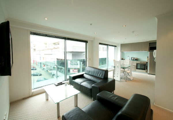 One-Night Wellington Stay in a One-Bedroom Apartment for Two People incl. WiFi & Late Checkout - Option for Two-Bedroom Apartment for Two Adults & Two Children