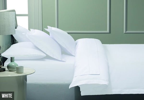 From $89 for a Royal Living 1000TC Cambridge Stripe Sheet Set – Five Colours Available with 12-Month Warranty & Free Shipping (value up to $249.95)