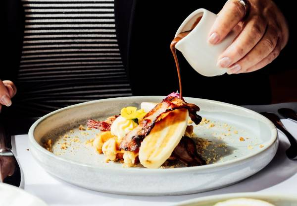 Three-Course Bubbles & Brunch Experience at Dockside Restaurant & Bar - Available Selected Saturdays & Sundays in June & July - Tables of Four, Six, Eight or 12 People Available