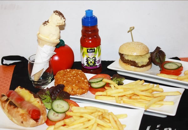 $10 for a Kids Lunch Meal incl. a Main Served with Fries, Juice & Ice Cream Cone