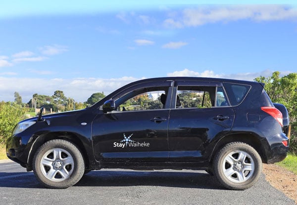 $80 for a One-Day Waiheke Island Vehicle Rental – Options for Two, Three, or Five Day Hire incl. Pick Up & Drop Off at the Ferry Terminal