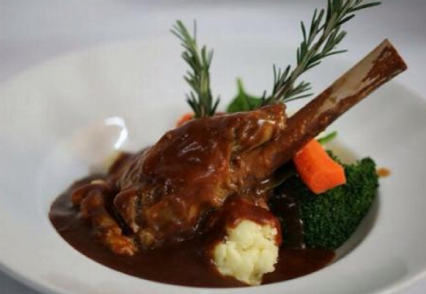 Hanmer Springs Lunch or Dinner for Two People - Option for Four People