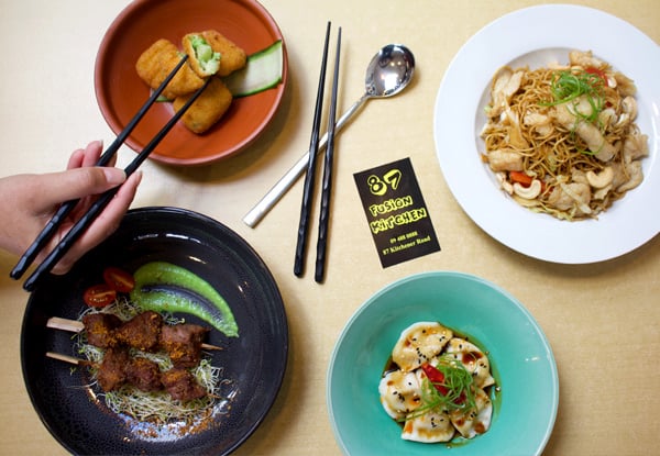 Four Asian Fusion Sharing Plates with a Mongolian Twist Inspired by a Top Auckland Chef - Options for Five & Six Plates