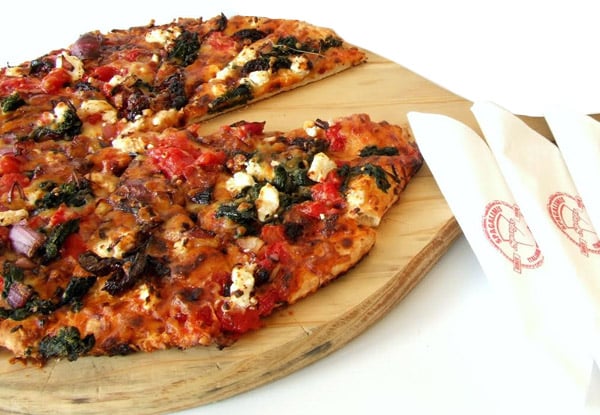 Two Medium Pizzas for Takeaway Only - Option for Large Family Pizza with Two Glasses of Soft Drink or One Starter for Dine in Only