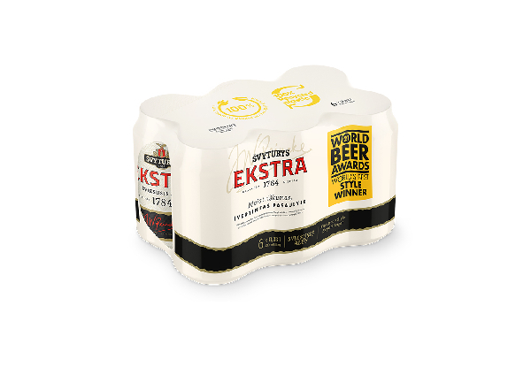 24-Pack 5.2% 330ml Svyturys Ekstra Beer