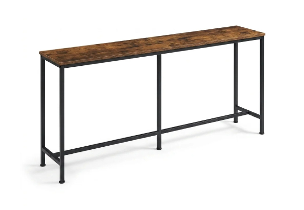 Rustic 180cm Narrow Console Table