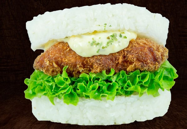 Any Two Grilled Sushi Rice Burgers for Two People -  Valid Seven Days at Five Locations