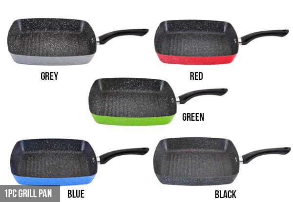 From $39 for Domus Compello Marble Stone Cookware – Various Options & Colours with Free Metro Shipping (value up to 197.95)