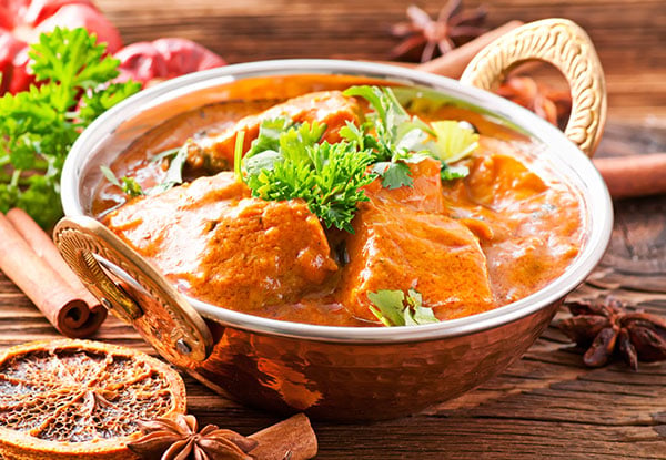 $24 for Two Takeaway Curries, Rice & Plain Naan (value $39)