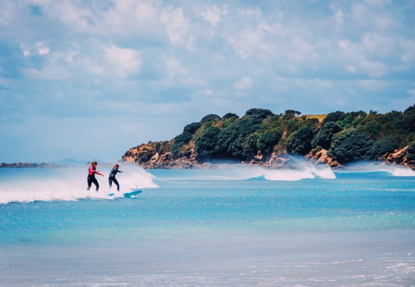 Inclusive Women's Weekend Surf Retreat Tutukaka Coast incl. Surfing and Yoga Lesson, Lodge and Fully Catered Vegetarian Meals - Option for Two People