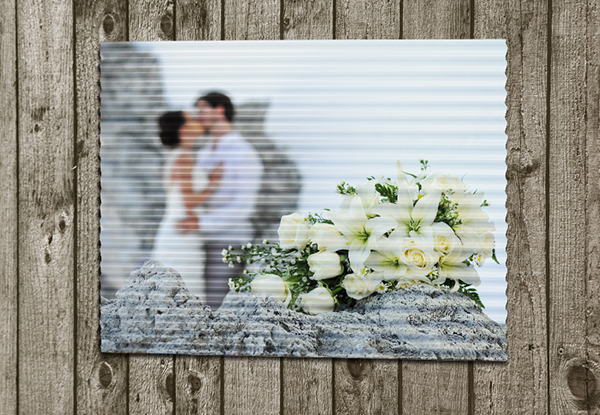 25x30cm Outdoor Corrugated Iron Print incl. Nationwide Delivery - Options for Sizes up to 92x100cm