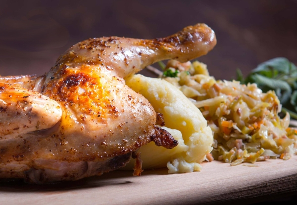 $50 Dinner Voucher for Two People - Options for up to Eight People