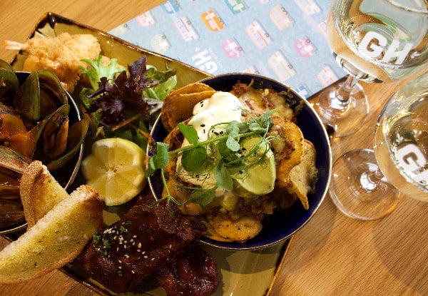 Exclusive Meal Platter incl. Beer or Wine for Two