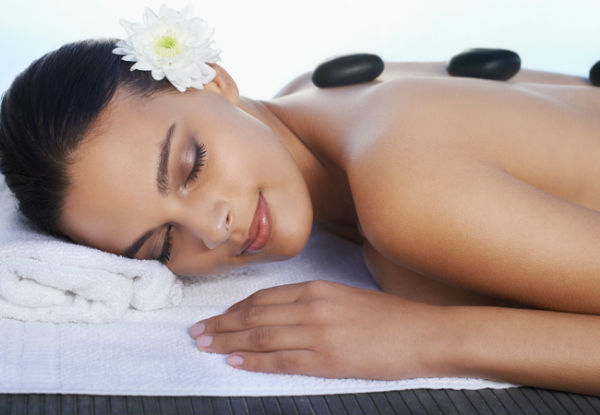 45-Minute Back, Neck & Shoulder Hot Stone Massage incl. $15 Return Voucher