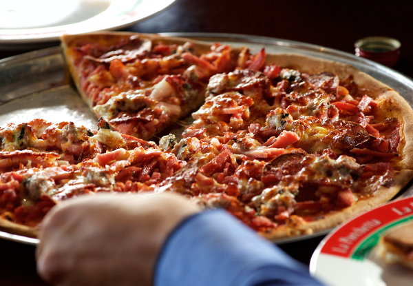 Classic Large Shared Pizza & Fries for Two People - Dunedin Location Only