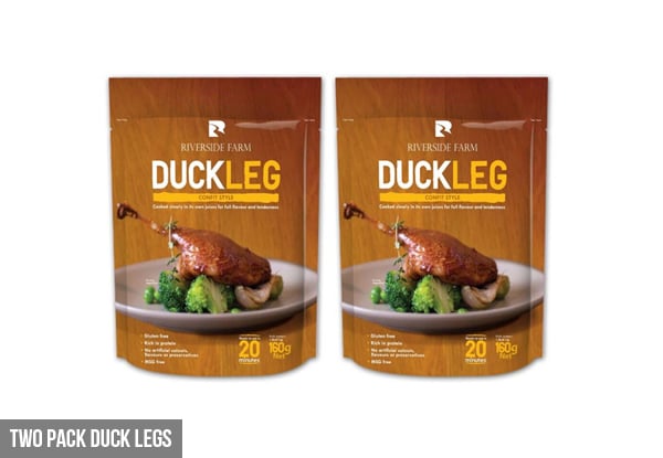 $12 for Two Premium Duck Legs or $20 for Two Duck Breasts or Two Half Ducks Deboned