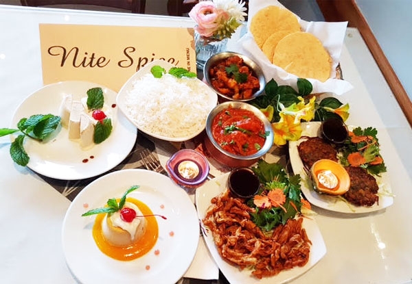 $35 for an Indian Dinner Meal for Two People incl. Starters, Mains & Desserts or $29 for Two Lunch Curries & Rice with Two Glasses of Wine or Beer