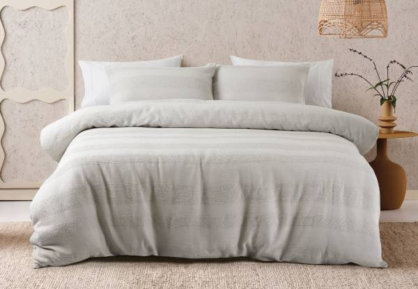 Reverie Queen Duvet Cover Set - Available in Two Colours