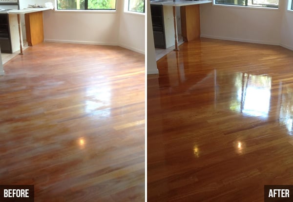 Floor Refinishing Service incl. Complimentary  Path/Driveway Clean - Two Options Available