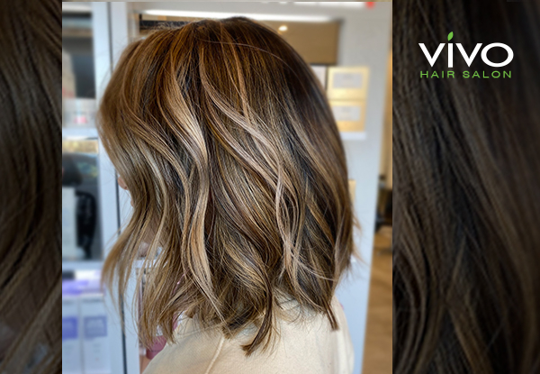 Half Head of Highlights Hair Package incl. Colour-Lock Treatment, Toner, Shampoo Service, Head Massage, Style Cut & Blow Dry Finish