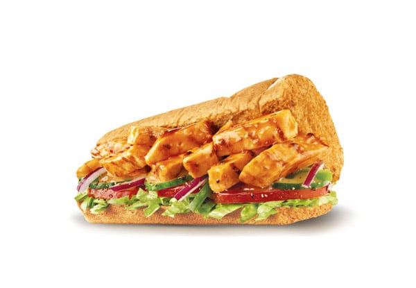 $6 for any Six Inch Sub or $9 for a Foot Long Sub