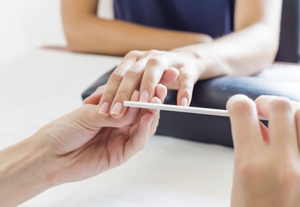 $25 for a Deluxe Manicure incl. Soak, Trim, Manicure Gel Polish & a Take Home OPI Nail File