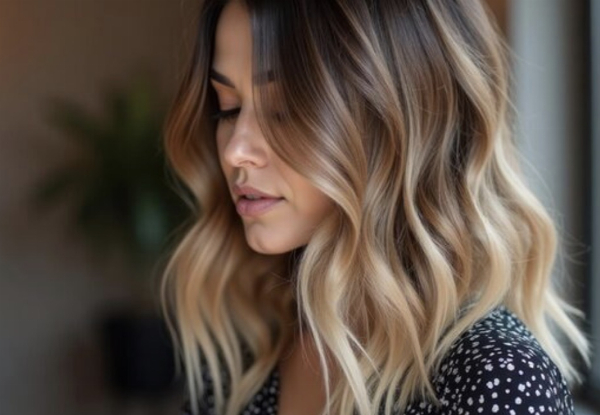 Hair Colour Package with Toner, Treatment, Head Massage, Trim, & Blow Wave Finish - Options for Half Head of Foils, Full Head of Foils, or Balayage