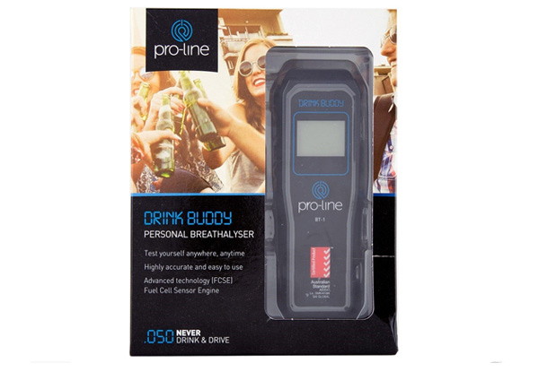 Drink Buddy Personal Breathalyser with Free Delivery