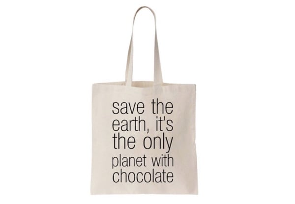 Canvas Tote Shopping Bag - Option for Two with Six Styles Available