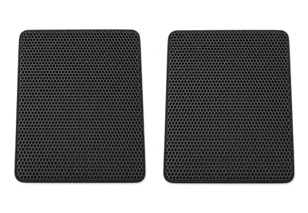 Two Double-Layer Honeycomb Cat Litter Mat