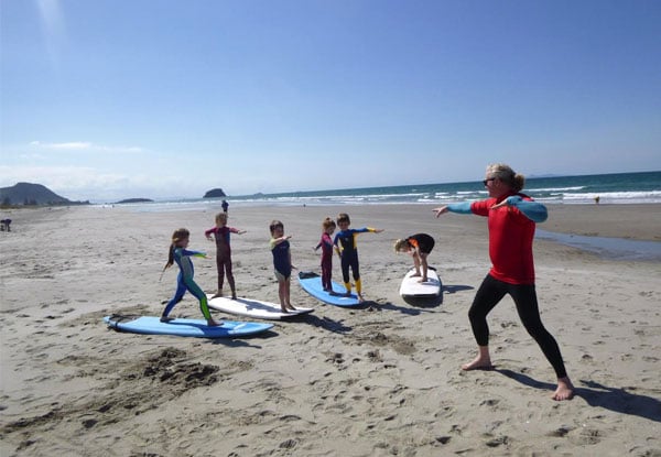 60-Minute Kids' Surf Lesson incl. Wetsuit & Board Hire