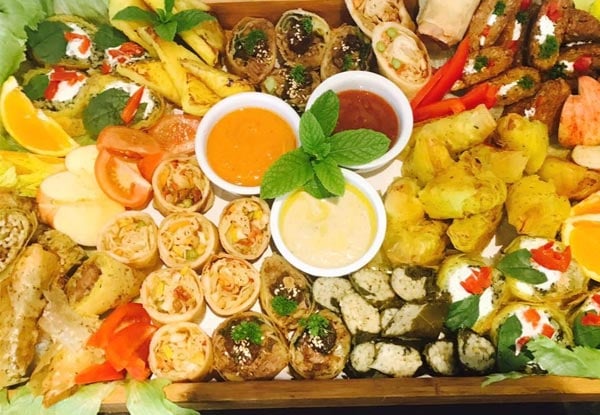 Fresh Moroccan Platter of 12 Different Tapas & Dips