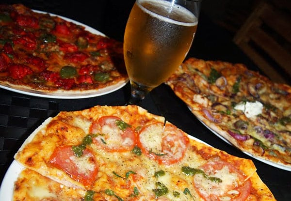 $18 for One Large Pizza and Two Beers or House Wines (value up to $44)